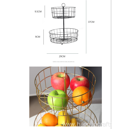Double step fruit basket